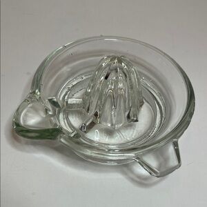 Citrus Juicer - Clear Glass 5 Inches | Kitchen Tool Accessory Gadget
